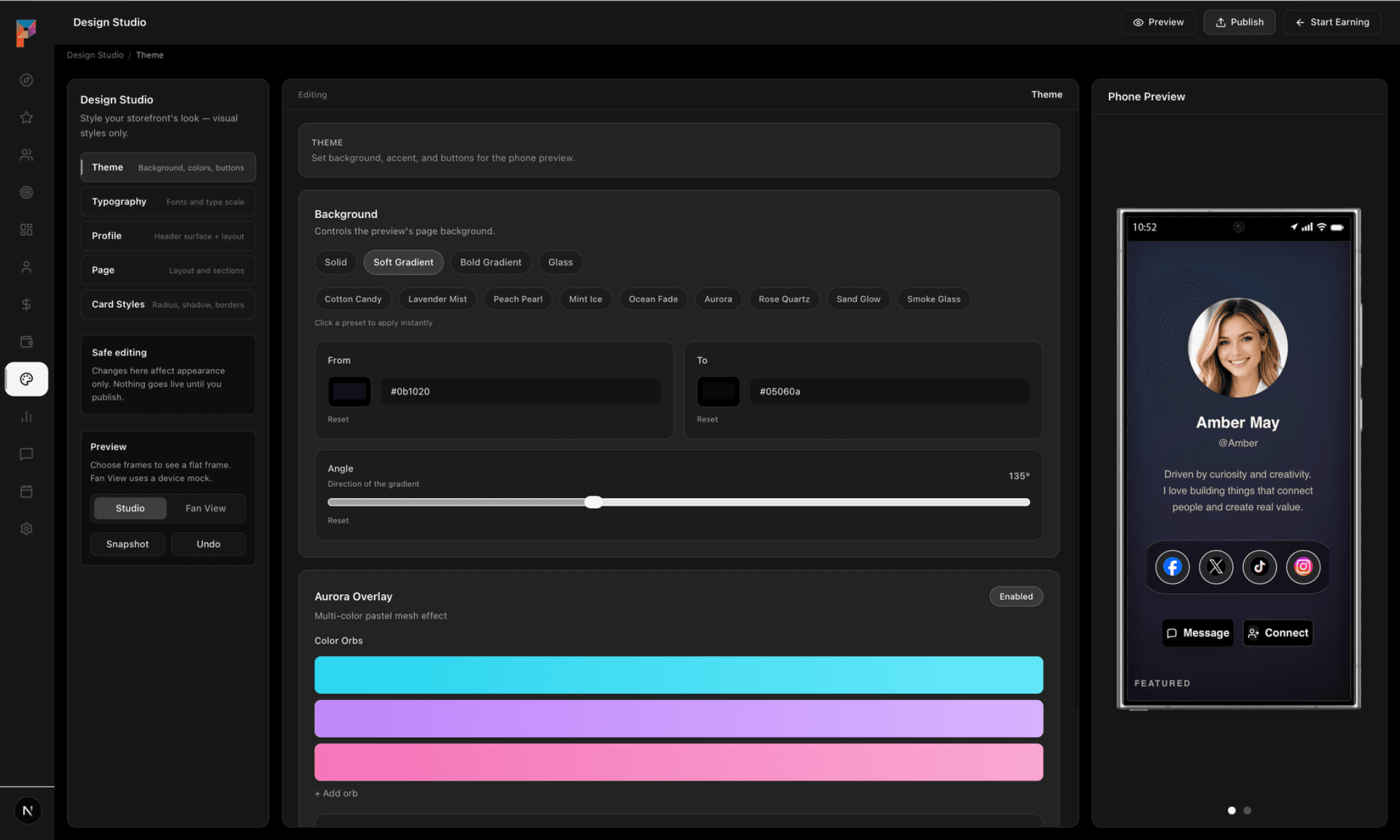 Design Studio screenshot